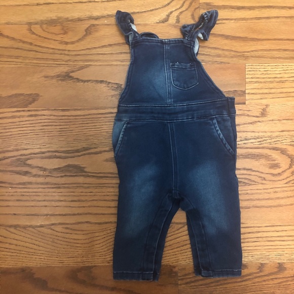 Target Ruffle strap denim overalls - Picture 3 of 4
